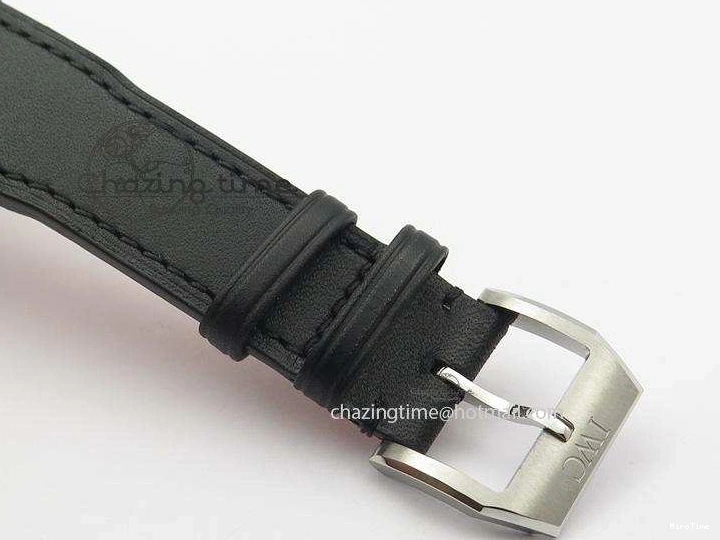 MIROTIME 0305 Mark XVIII IW327002 SS Mk Maker Best Edition White Dial On Black Leather Strap A SunProtective 7298